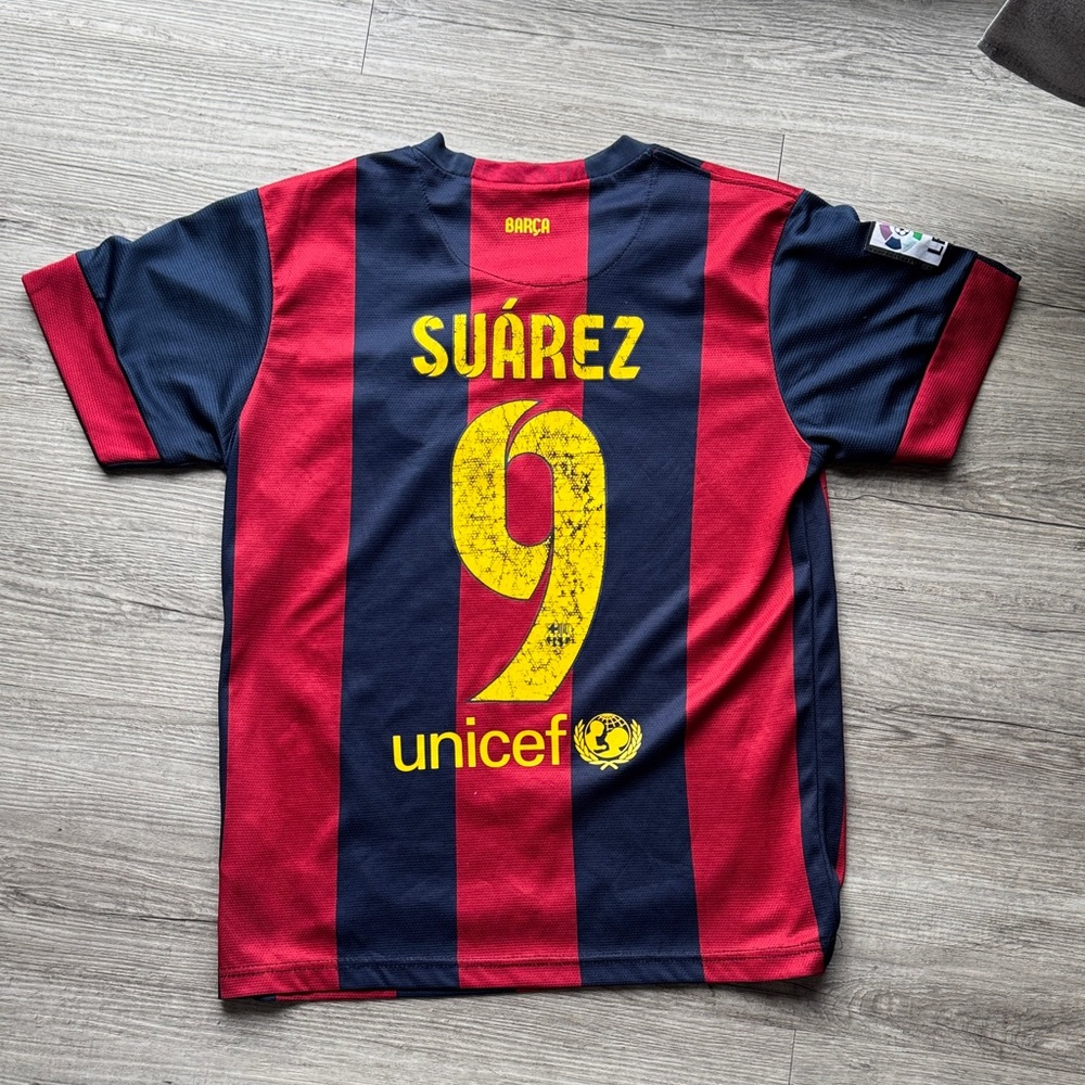 Nike Barcelona FC Soccer Jersey #9 Suarez Men’s S
